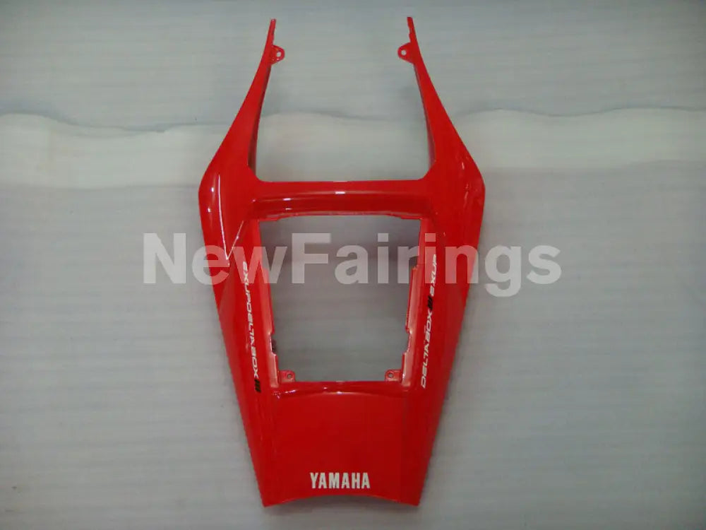 Red and White Matte Black Factory Style - YZF-R1 02-03 Fairing Kit