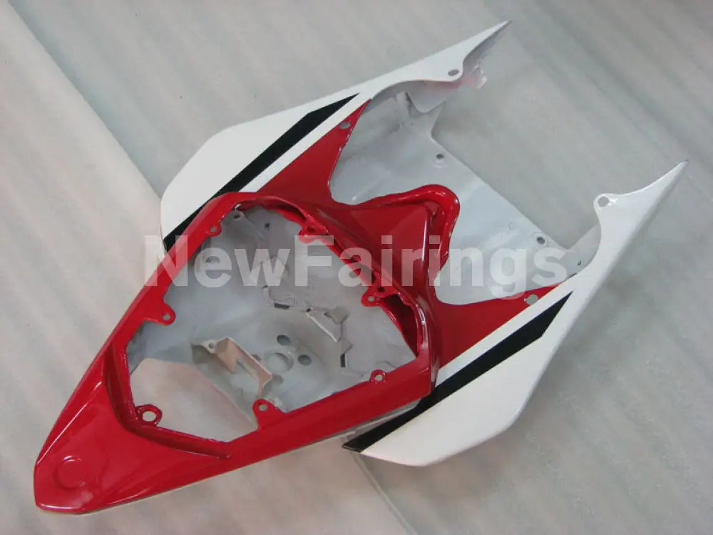 Red and White Matte Black Factory Style - YZF-R6 08-16 Fairing Kit
