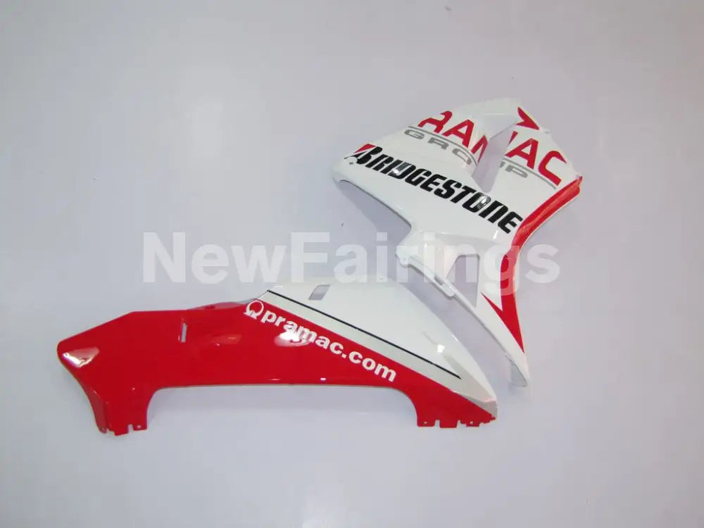 Red and White PRAMAC - CBR600RR 03-04 Fairing Kit