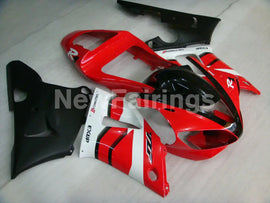 Red Black and Matte Black Factory Style - YZF-R1 00-01 Fairing Kit