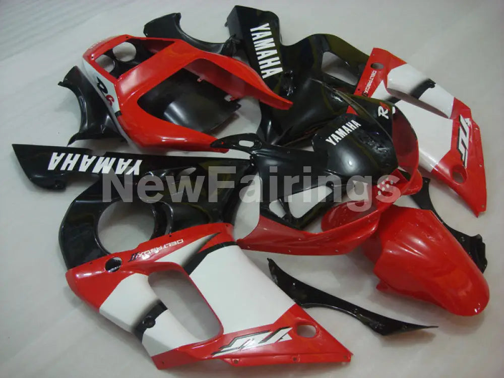 Red Black and White Factory Style - YZF-R6 98-02 Fairing Kit