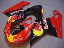Cargar imagen en el visor de la galería, Red and Black Red Bull - Ducati 848/1098/1198 07-11 Fairing Kit