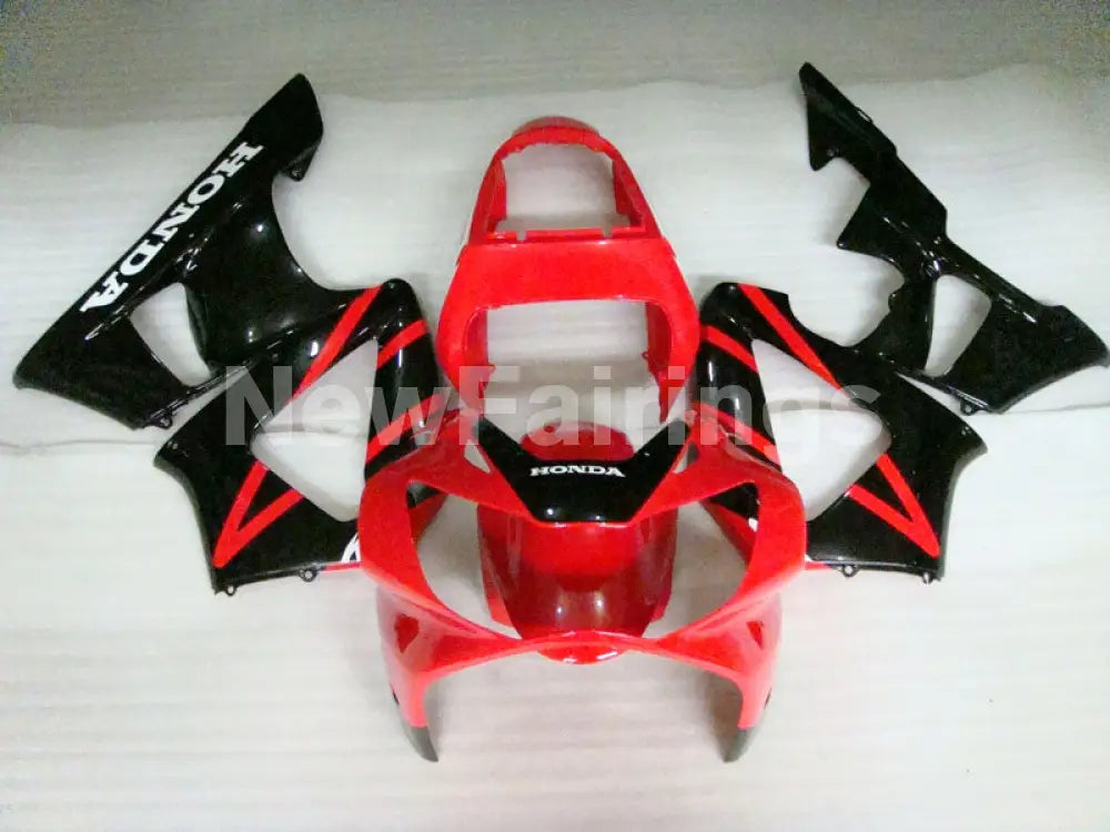 Red and Black Factory Style - CBR 929 RR 00-01 Fairing Kit