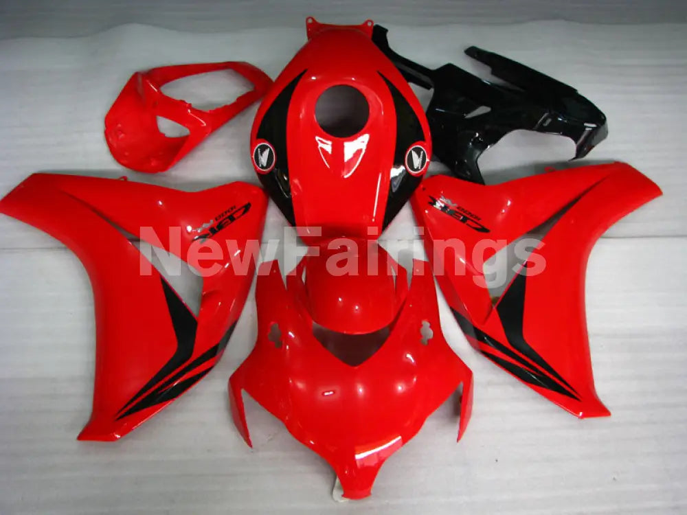 Red and Black Factory Style - CBR1000RR 08-11 Fairing Kit