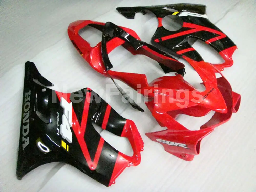Red Black Factory Style - CBR600 F4i 01-03 Fairing Kit