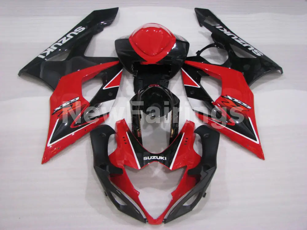 Red and Black Factory Style - GSX-R1000 05-06 Fairing Kit