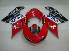 Cargar imagen en el visor de la galería, Red and Black FILA - Ducati 848/1098/1198 07-11 Fairing Kit