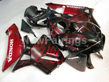 Cargar imagen en el visor de la galería, Red and Black Flame - CBR600RR 05-06 Fairing Kit