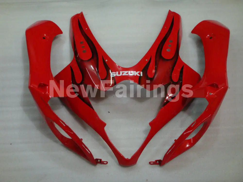 Red and Black Flame - GSX-R1000 05-06 Fairing Kit