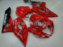 Cargar imagen en el visor de la galería, Red and Black Flame - GSX-R1000 05-06 Fairing Kit