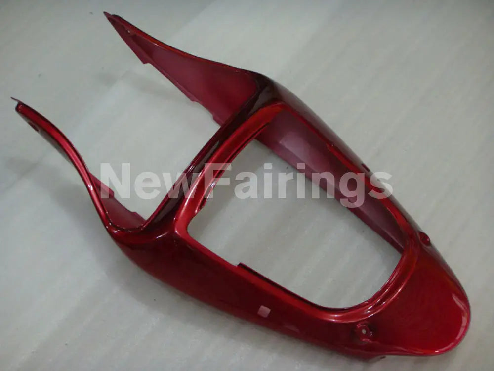 Red and Black Flame - NINJA ZX-6R 00-02 Fairing Kit