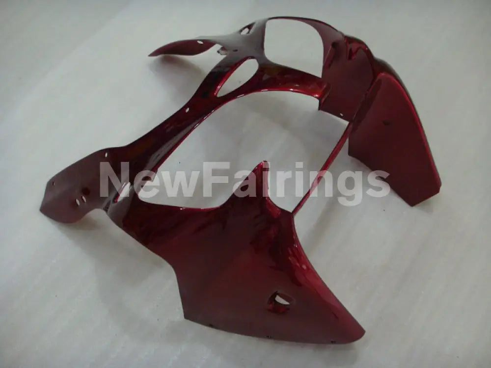 Red and Black Flame - NINJA ZX-6R 00-02 Fairing Kit