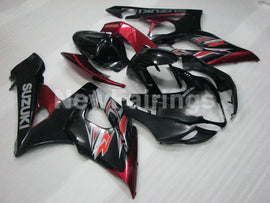 Red and Black Grey Factory Style - GSX-R1000 05-06 Fairing Kit