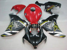 Cargar imagen en el visor de la galería, Red and Black ROCKSTAR - CBR1000RR 08-11 Fairing Kit