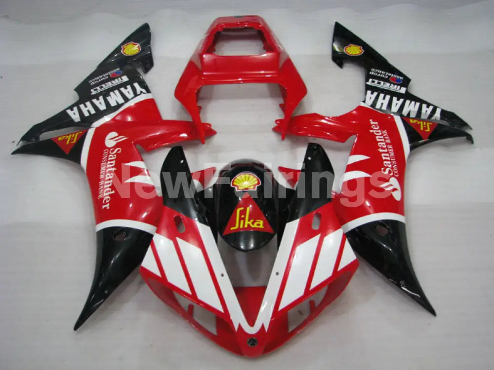 Red Black Santander - YZF-R1 02-03 Fairing Kit