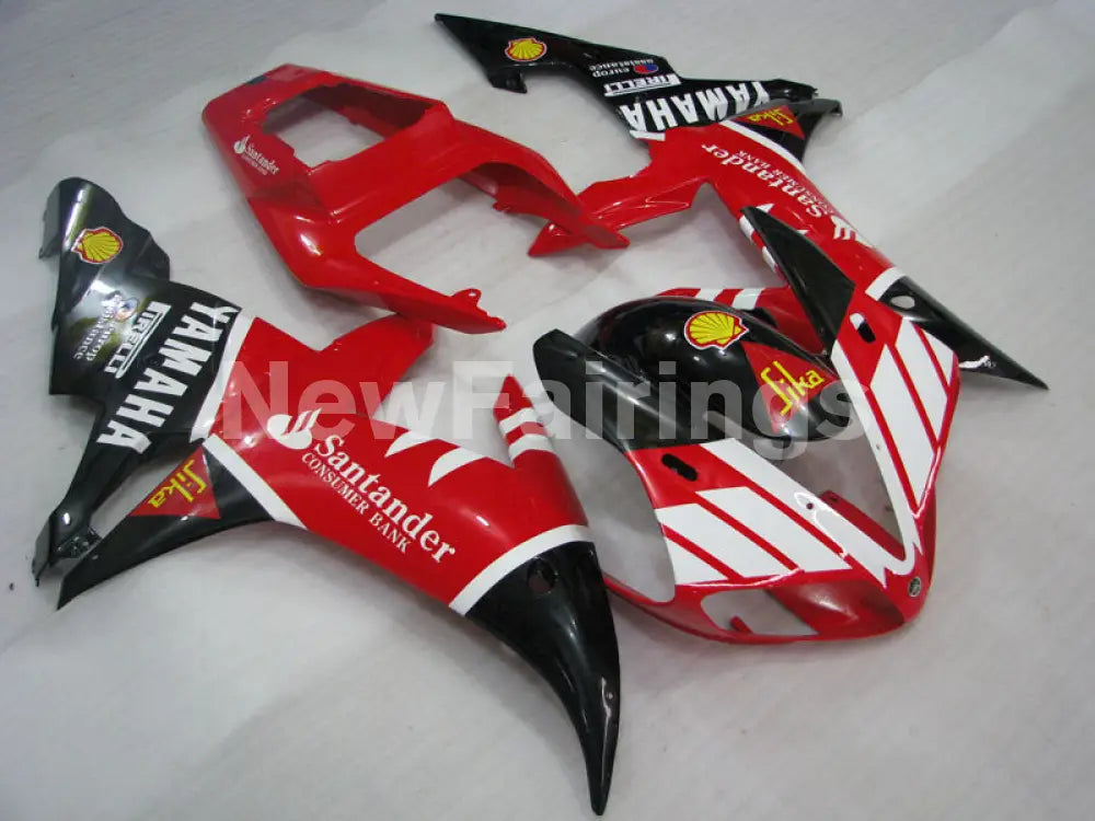 Red Black Santander - YZF-R1 02-03 Fairing Kit