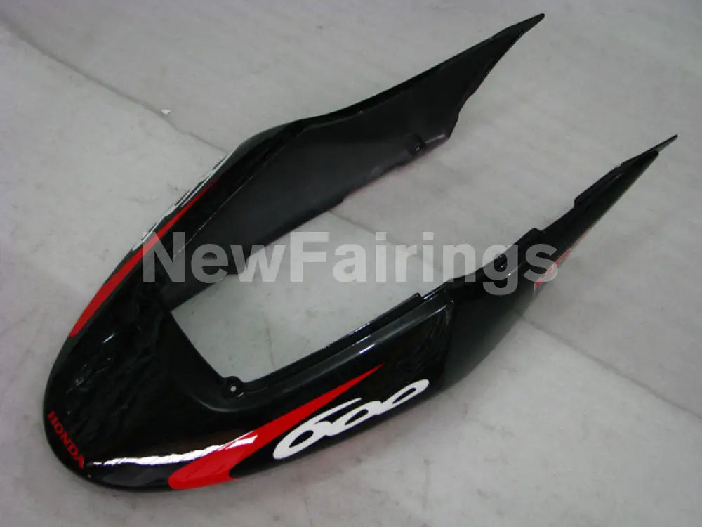 Red and Black Silver Factory Style - CBR600 F4i 04-06 Fairing Kit