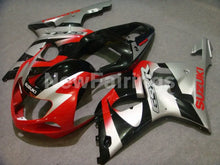 Cargar imagen en el visor de la galería, Red and Black Silver Factory Style - GSX-R1000 00-02 Fairing Kit