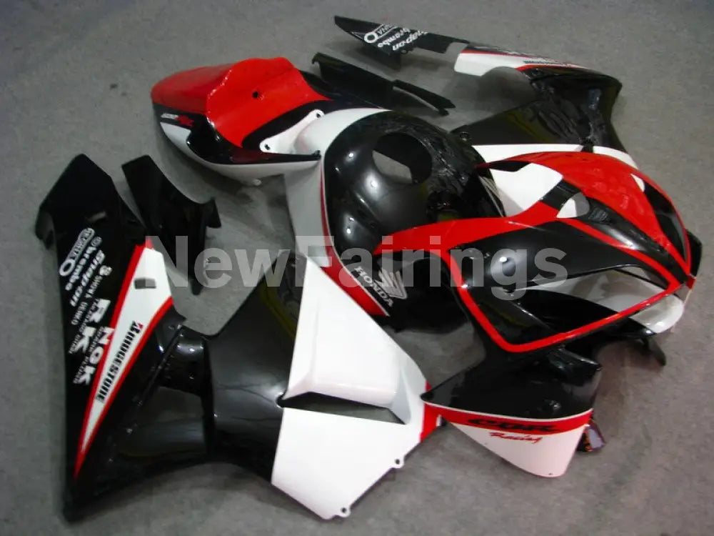 Red Black and White Factory Style - CBR600RR 05-06 Fairing Kit
