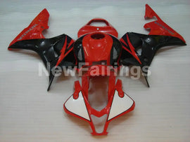 Red and Black White Factory Style - CBR600RR 07-08 Fairing Kit