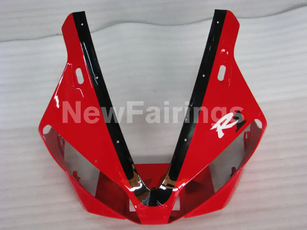Red and Black White Factory Style - YZF-R1 00-01 Fairing Kit