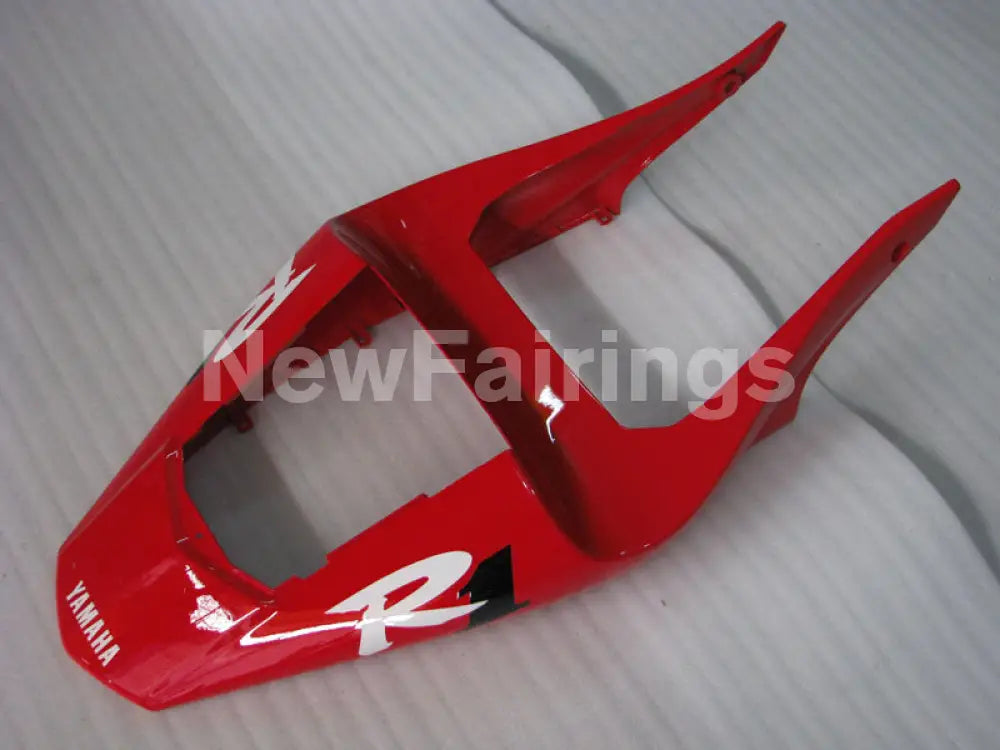 Red and Black White Factory Style - YZF-R1 00-01 Fairing Kit