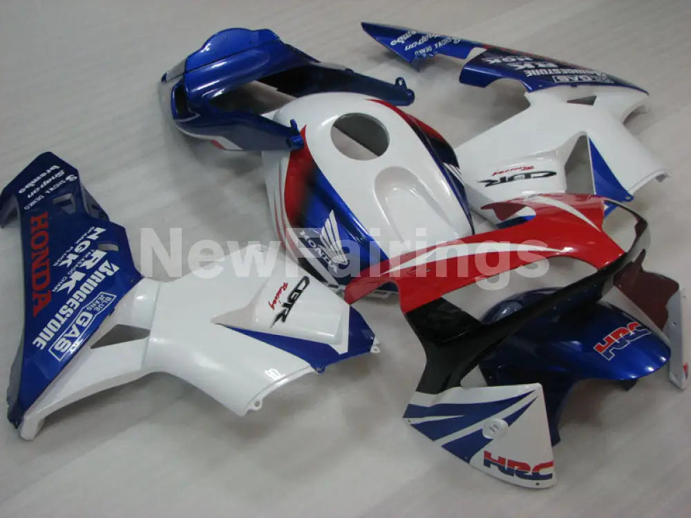 Red Blue and White HRC - CBR600RR 03-04 Fairing Kit