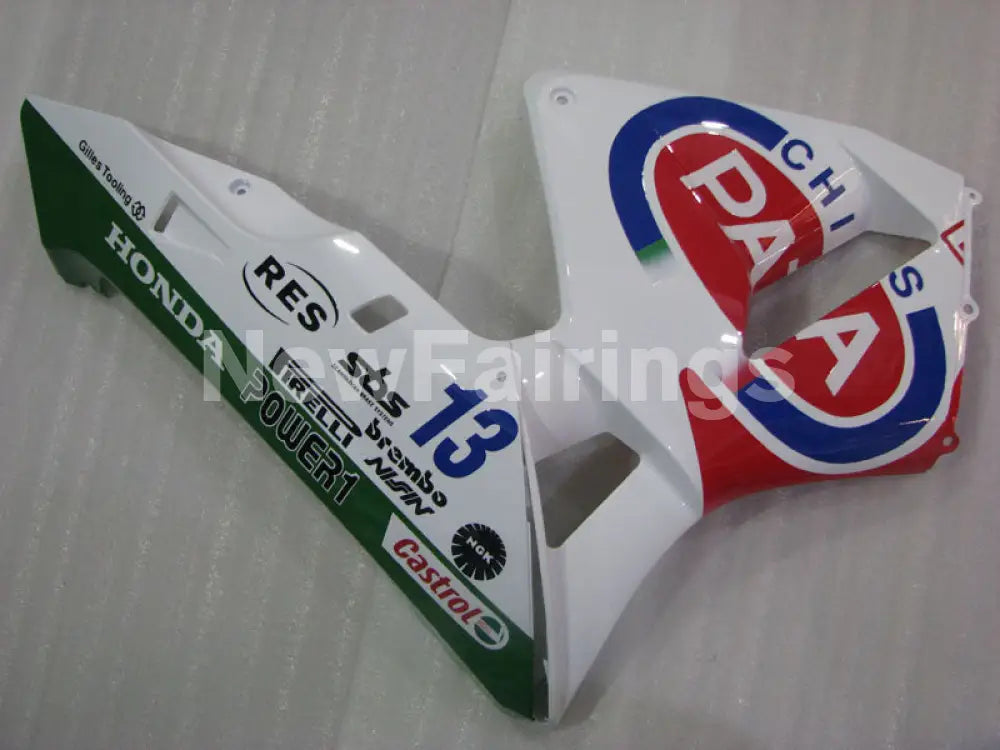Red Blue and White PATA - CBR600RR 03-04 Fairing Kit