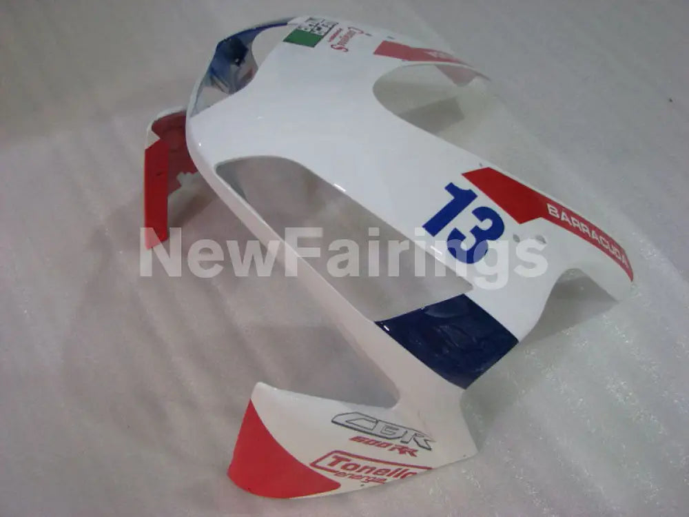 Red Blue and White PATA - CBR600RR 03-04 Fairing Kit