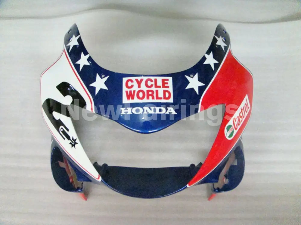 Red and Blue Castrol - CBR600 F4 99-00 Fairing Kit