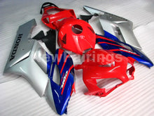 Cargar imagen en el visor de la galería, Red Blue and Silver Factory Style - CBR1000RR 04-05 Fairing Kit