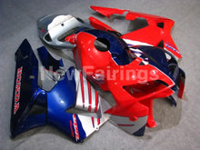Cargar imagen en el visor de la galería, Red and Blue Silver Factory Style - CBR600RR 05-06 Fairing Kit