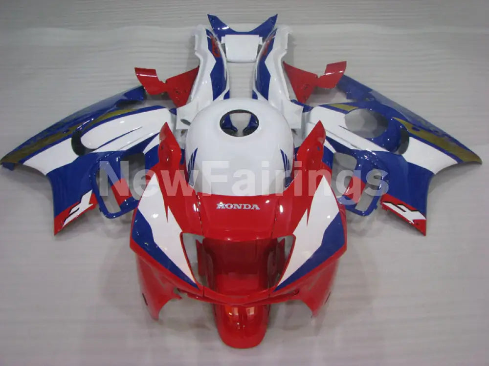 Red and Blue White Factory Style - CBR600 F3 97-98 Fairing Kit