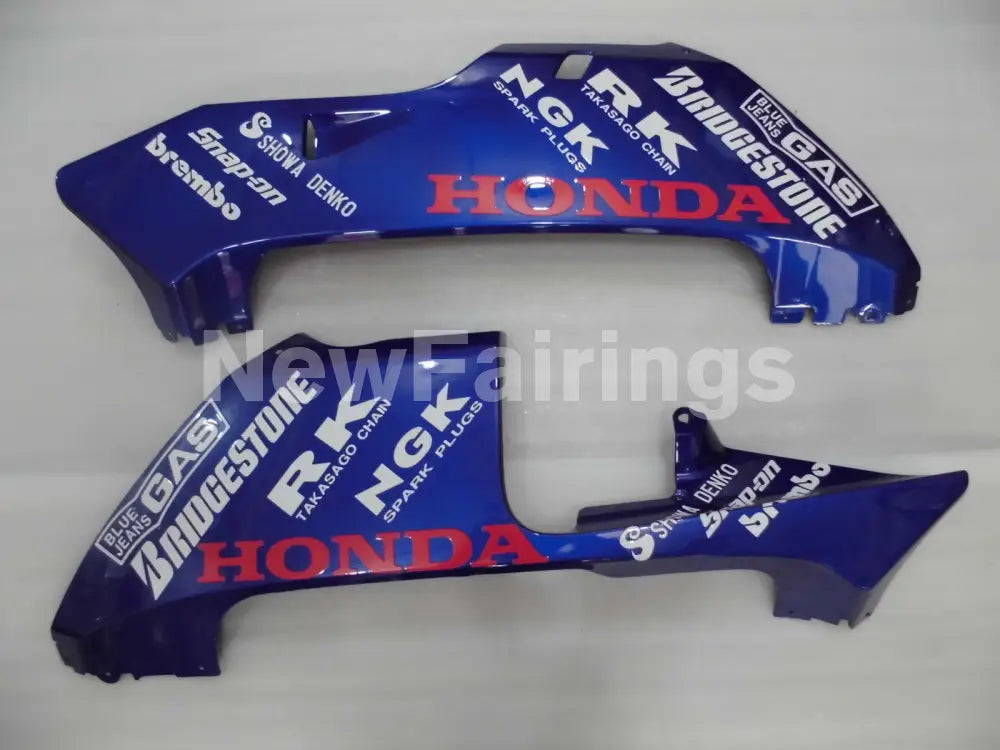 Red Blue and White Factory Style - CBR600RR 03-04 Fairing Kit