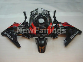 Red and Grey Black Factory Style - CBR600 F2 91-94 Fairing Kit
