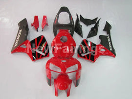 Red and Matte Black Factory Style - CBR600RR 05-06 Fairing Kit