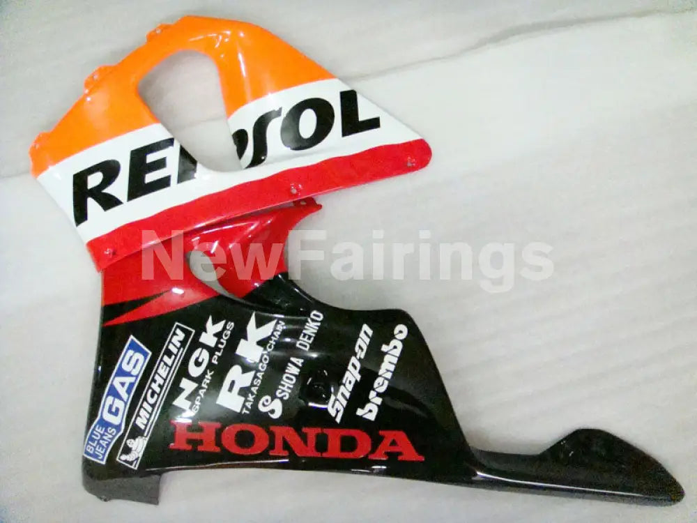 Red Orange and Black Repsol - CBR 919 RR 98-99 Fairing Kit