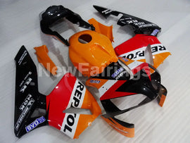 Red Orange and Black Repsol - CBR600RR 03-04 Fairing Kit