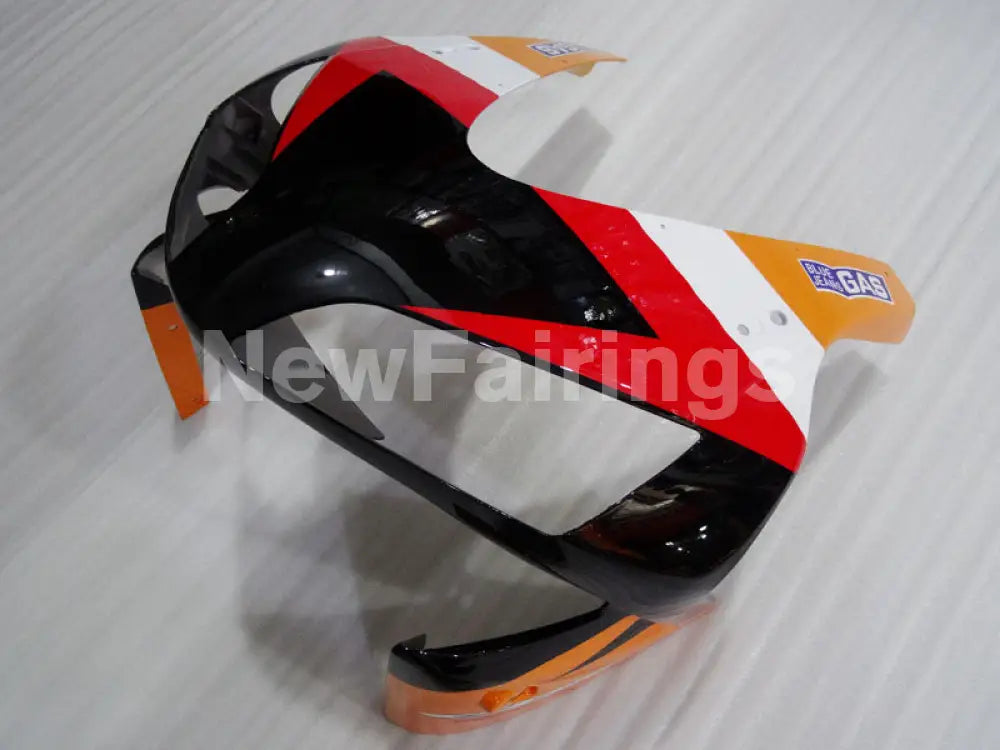 Red Orange and Black Repsol - CBR600RR 03-04 Fairing Kit