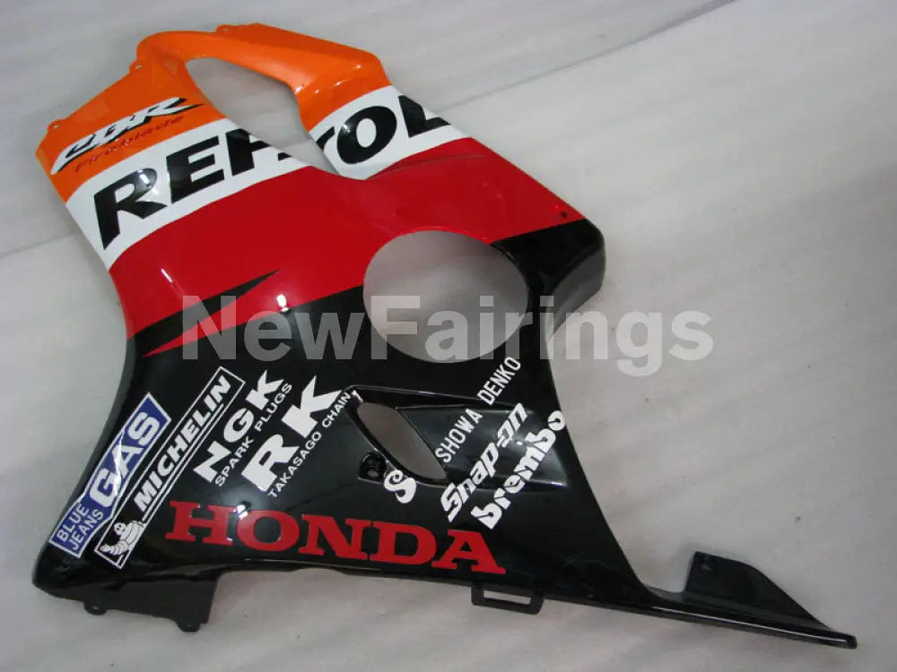 Red Orange Black Repsol - CBR600 F4 99-00 Fairing Kit