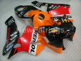 Red Orange and Black Repsol - CBR600RR 05-06 Fairing Kit