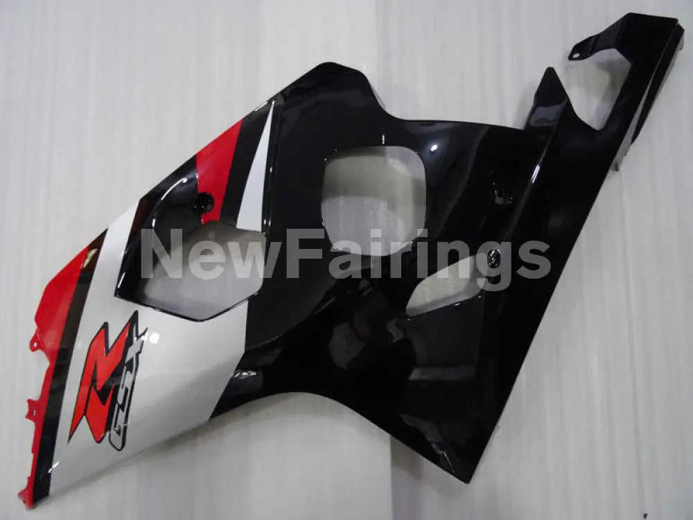Red Silver and Black Factory Style - GSX-R750 04-05 Fairing Kit