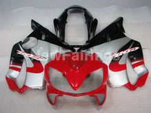 Cargar imagen en el visor de la galería, Red and Silver Black Factory Style - CBR600 F4i 04-06 Fairing Kit