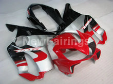 Cargar imagen en el visor de la galería, Red and Silver Black Factory Style - CBR600 F4i 04-06 Fairing Kit