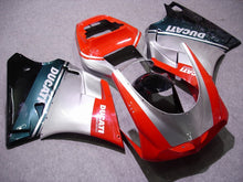 Cargar imagen en el visor de la galería, Red and Silver Black Factory Style - Ducati 748/916/996/998 96-02 Fairing Kit