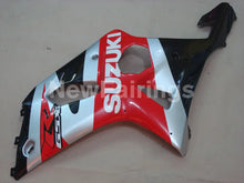 Cargar imagen en el visor de la galería, Red and Silver Black Factory Style - GSX-R1000 00-02 Fairing Kit