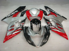 Cargar imagen en el visor de la galería, Red and Silver Black Factory Style - GSX-R1000 05-06 Fairing Kit