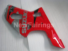 Cargar imagen en el visor de la galería, Red and Silver Black Factory Style - GSX-R600 01-03 Fairing Kit