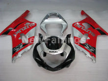 Cargar imagen en el visor de la galería, Red and Silver Black Factory Style - GSX-R600 01-03 Fairing Kit