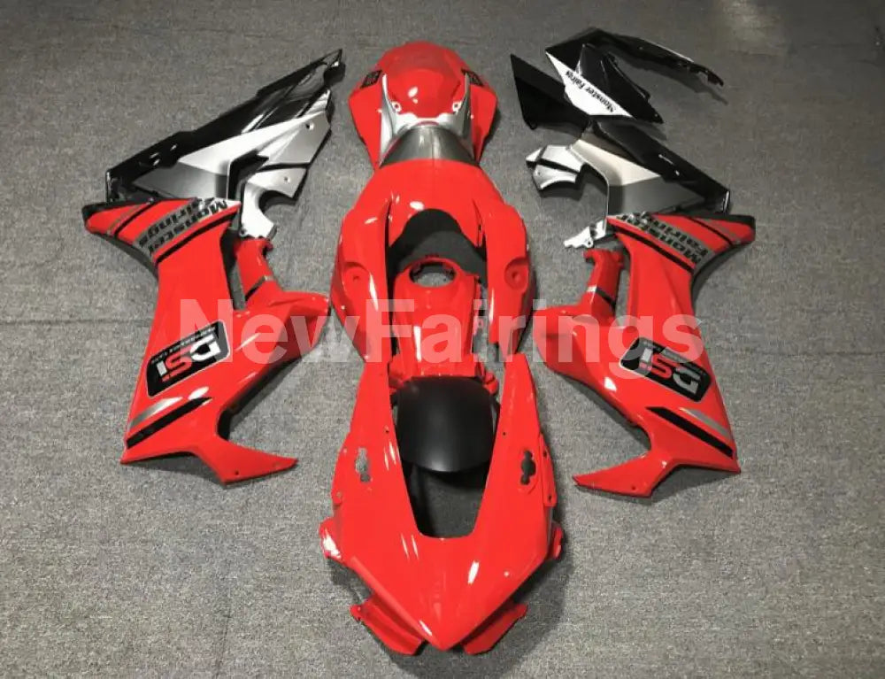 Red and Silver Factory Style - CBR1000RR 17-19 Fairing Kit